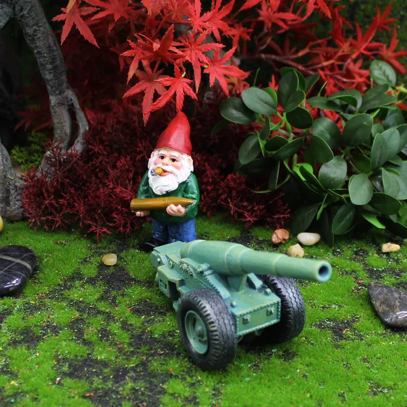 Mini Gnome & Cannon Set (2pcs)