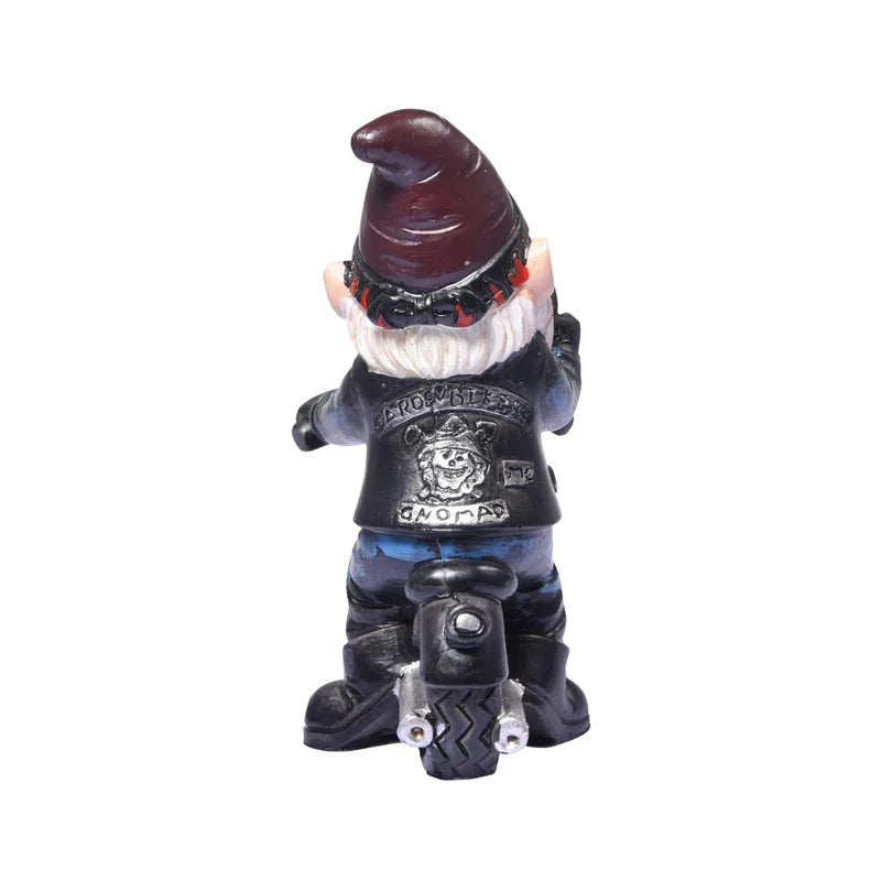 Motorcycle Riding Garden Gnome
