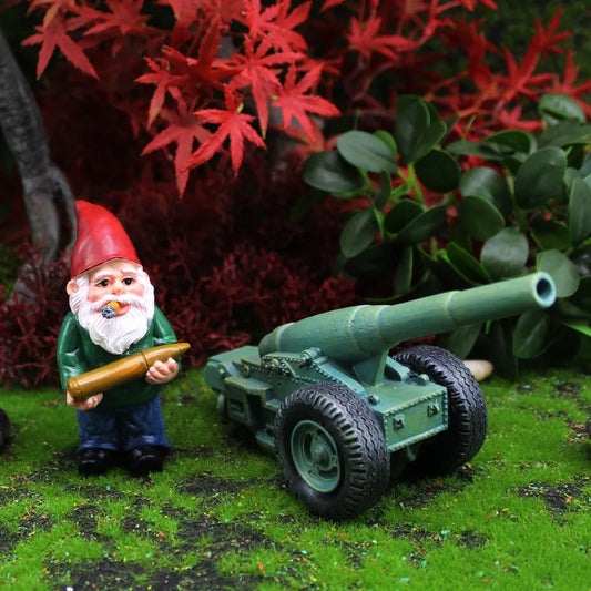Mini Gnome & Cannon Set (2pcs)