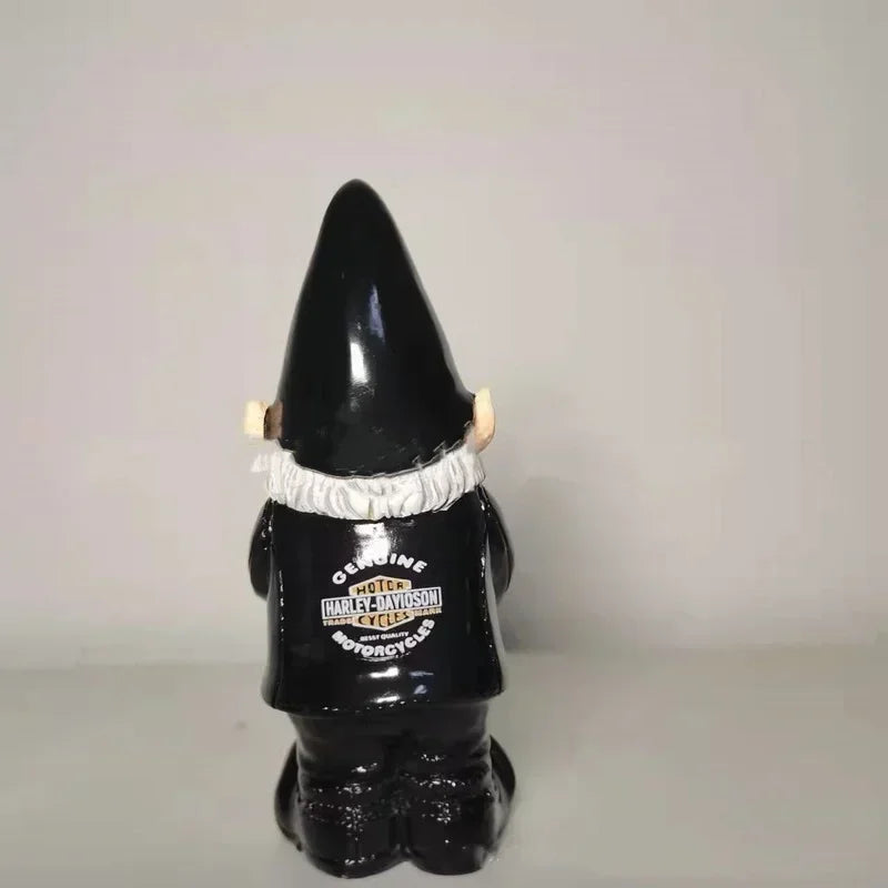 Locomotive Biker Gnome Statue