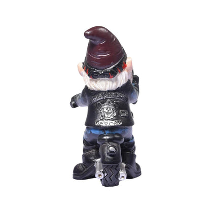 Motorcycle Riding Garden Gnome