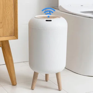 compact motion sensor trash can with automatic touchless lid