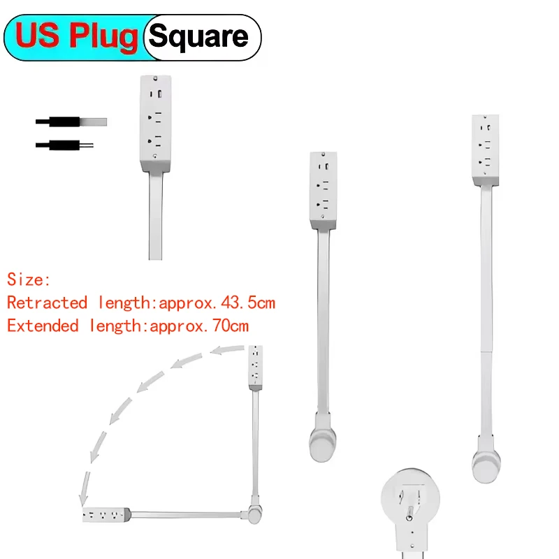 Telescopic Rotating Outlet Extender - Image 11