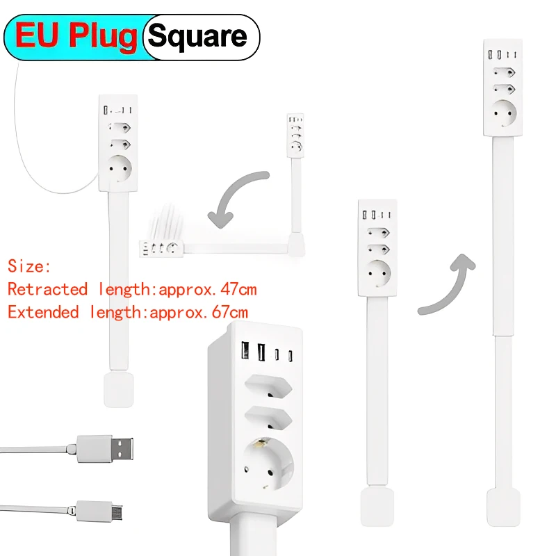 Telescopic Rotating Outlet Extender - Image 7